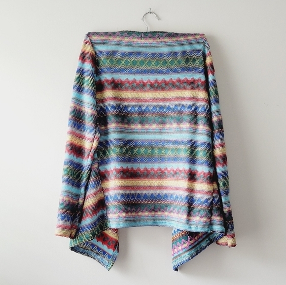 Julie‎ boho colorful long sleeve kimono size S/M - Picture 5 of 5